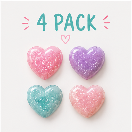 4 Pack of Hearts